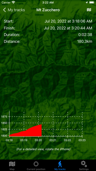 Hiking Map Schweiz Screenshot