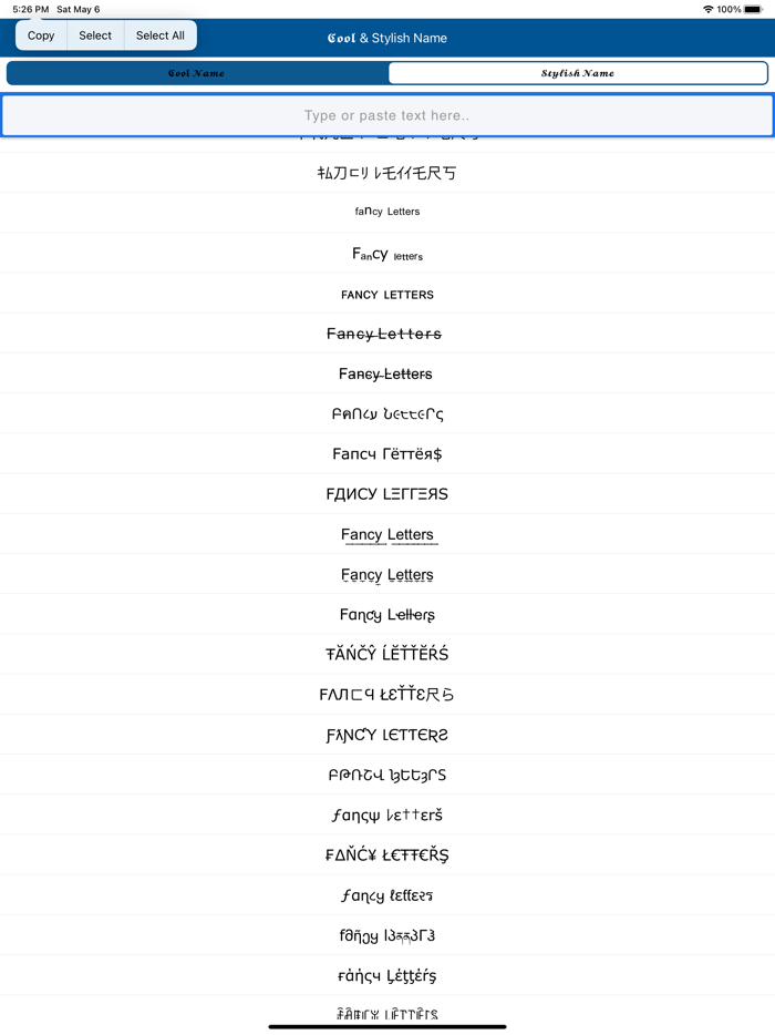 Stylish Name Generator