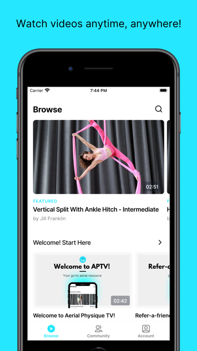 Aerial Physique TV Screenshot