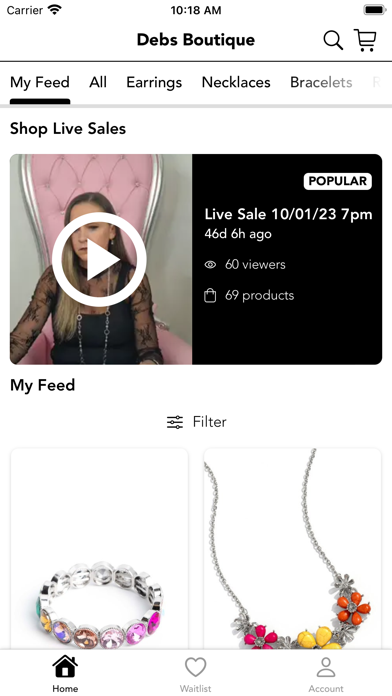 Debs Boutique Screenshot