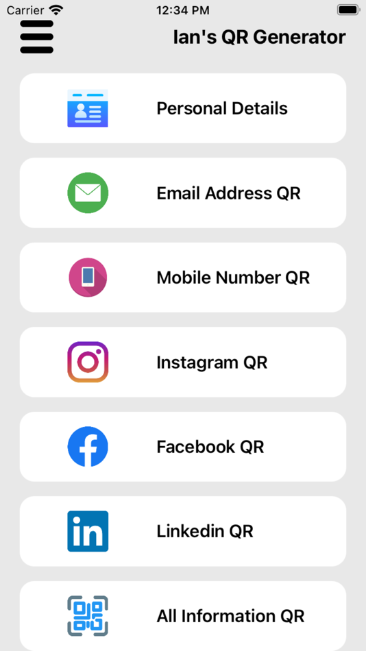 #1. Ian Loe QR Generator (iOS) 由: Ian Loe