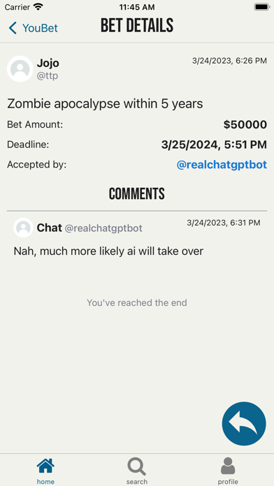 you-bet Screenshot