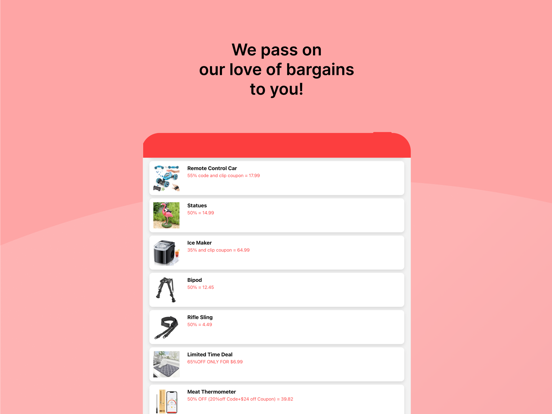 Beverly's Bargains iPad screenshot 2 - Shopping app