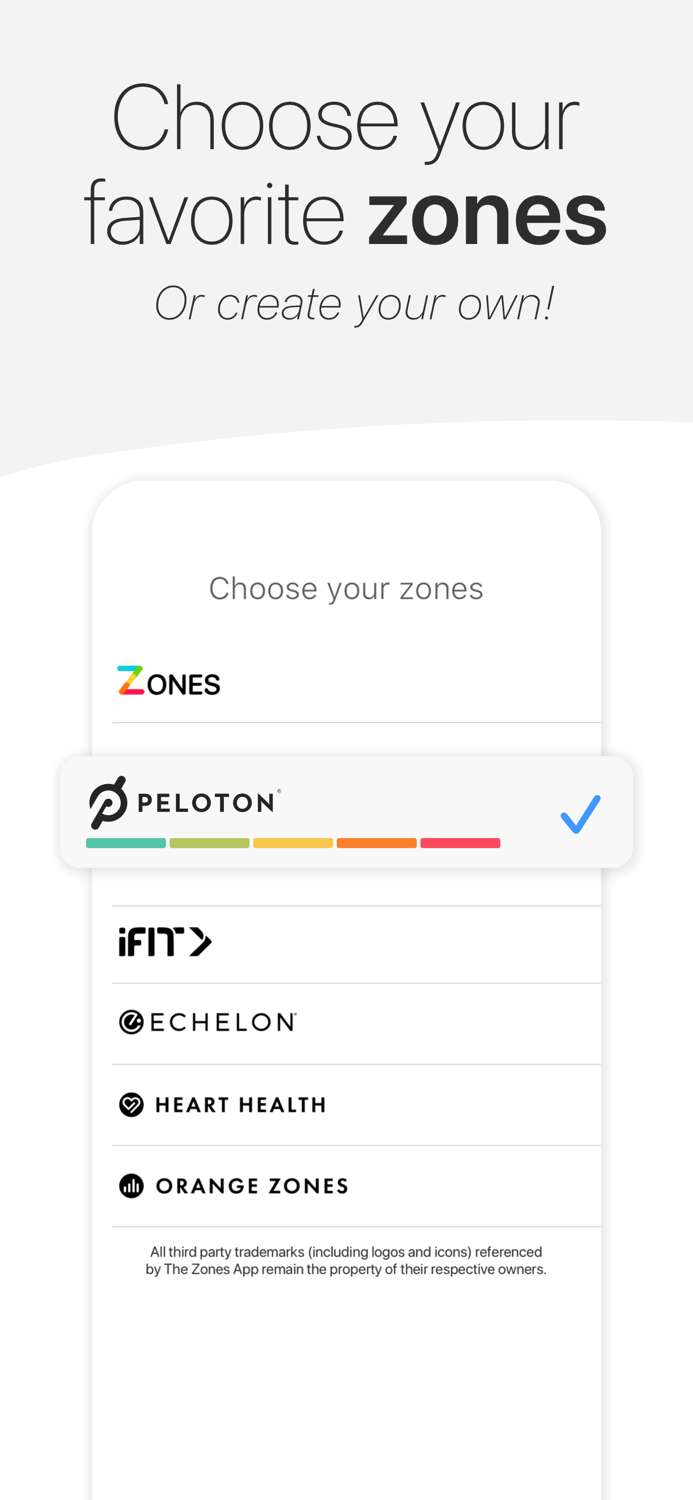 Simple Zones Workout App