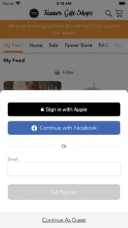 tanner gift shops iphone screenshot 1