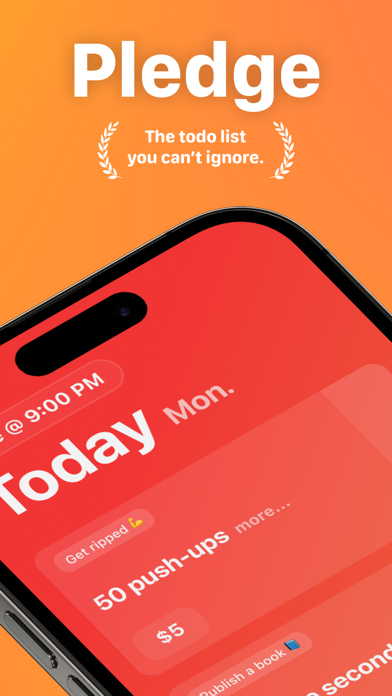Pledge - Bet On Yourself Screenshot