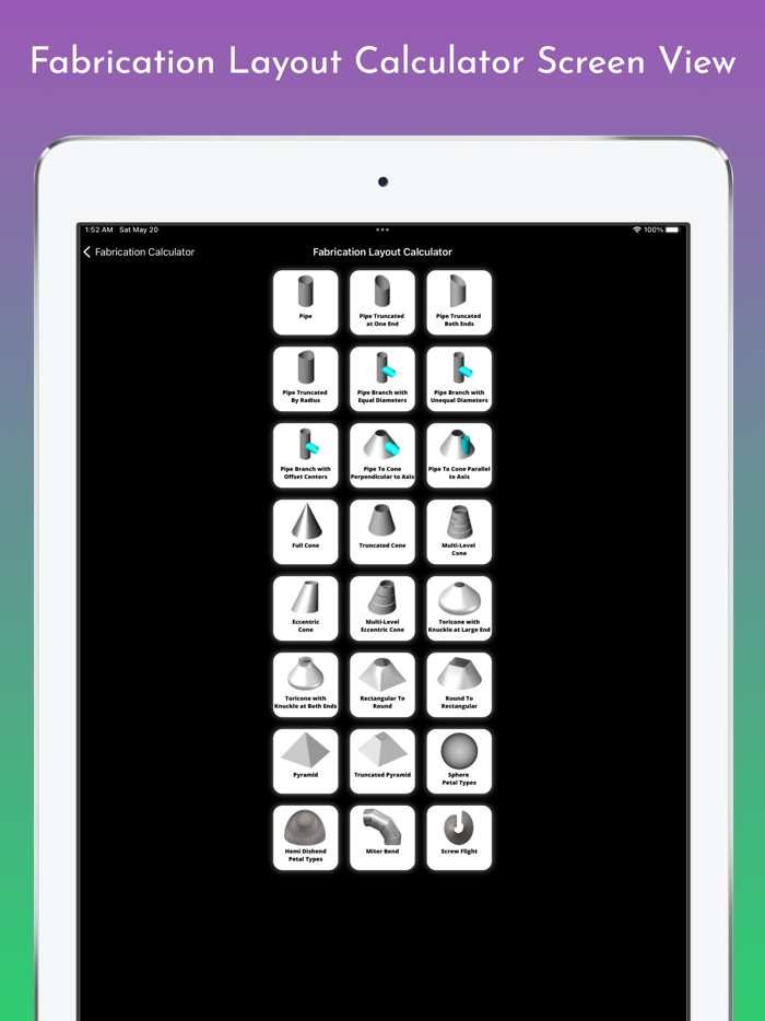 Fabrication Calculator