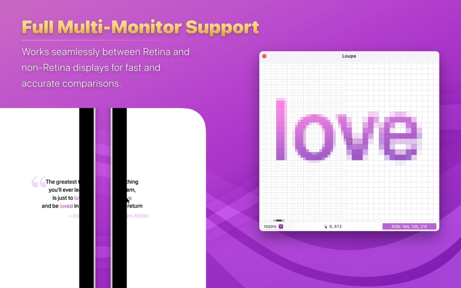 #1. Loupe (macOS) Podle: Joseph Stenger