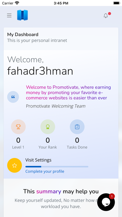 Promotivate Screenshot