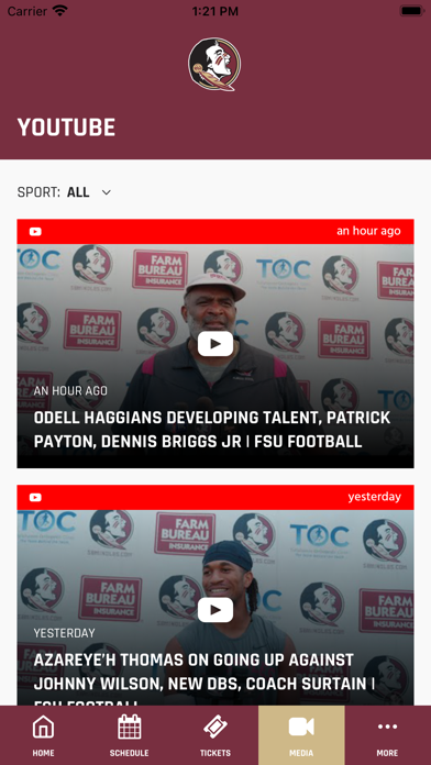 Florida State Gameday Screenshot