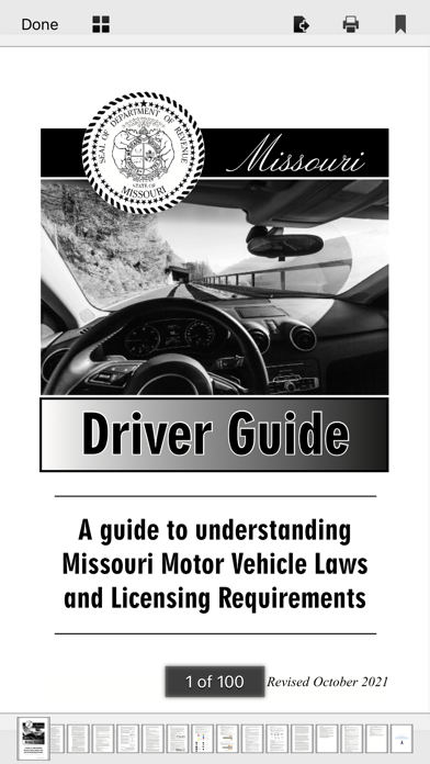 Missouri DMV Test Prep Screenshot
