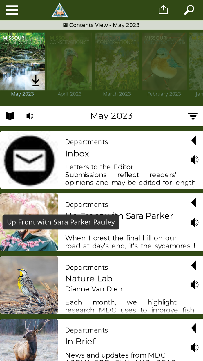 MO Conservationist Magazine