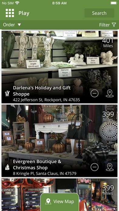 Santa Claus, Ind., Area Screenshot