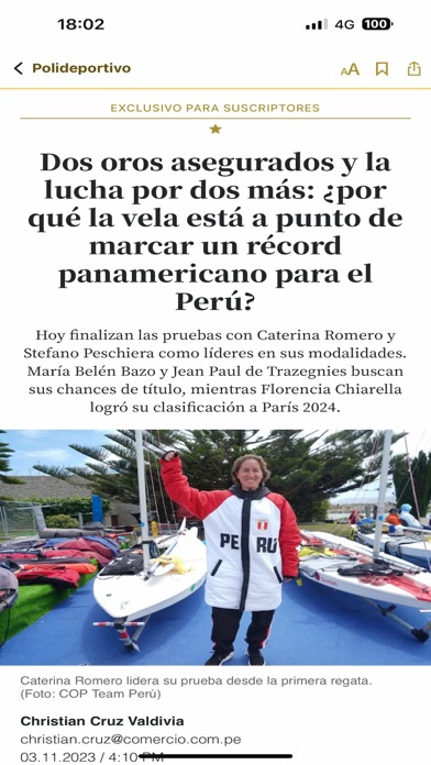 El Comercio Perú Screenshot