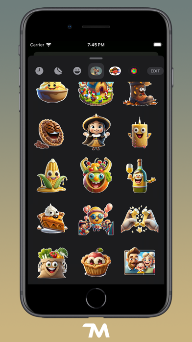 Screenshot #3 pour American Thanksgiving Stickers