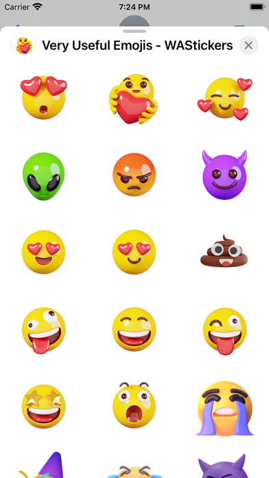 Very Useful Emojis - WASticker Screenshot