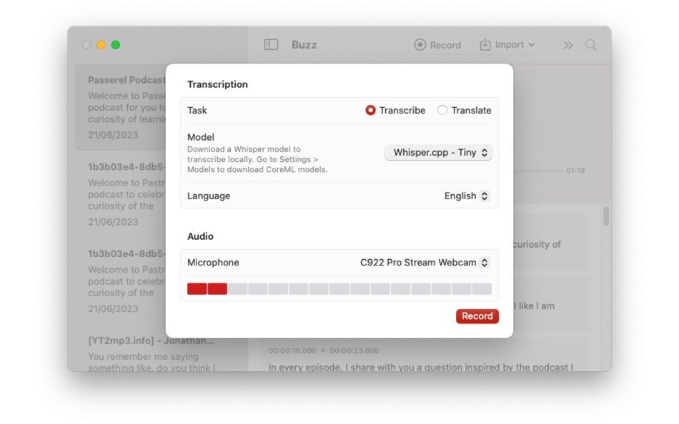 #2. Buzz Captions (macOS) 由: Chidi Williams