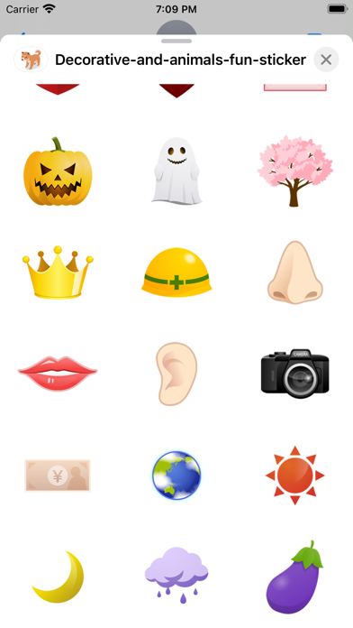 Decoration & Animals Stickers Screenshot