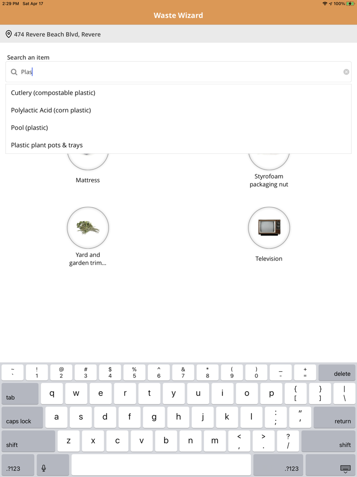 Revere Trash-Street Sweep App