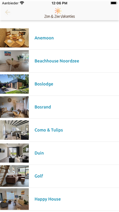 Zon & Zee Vakanties Screenshot
