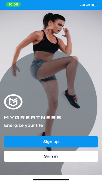 MyGreatness - Fitness app Screenshot