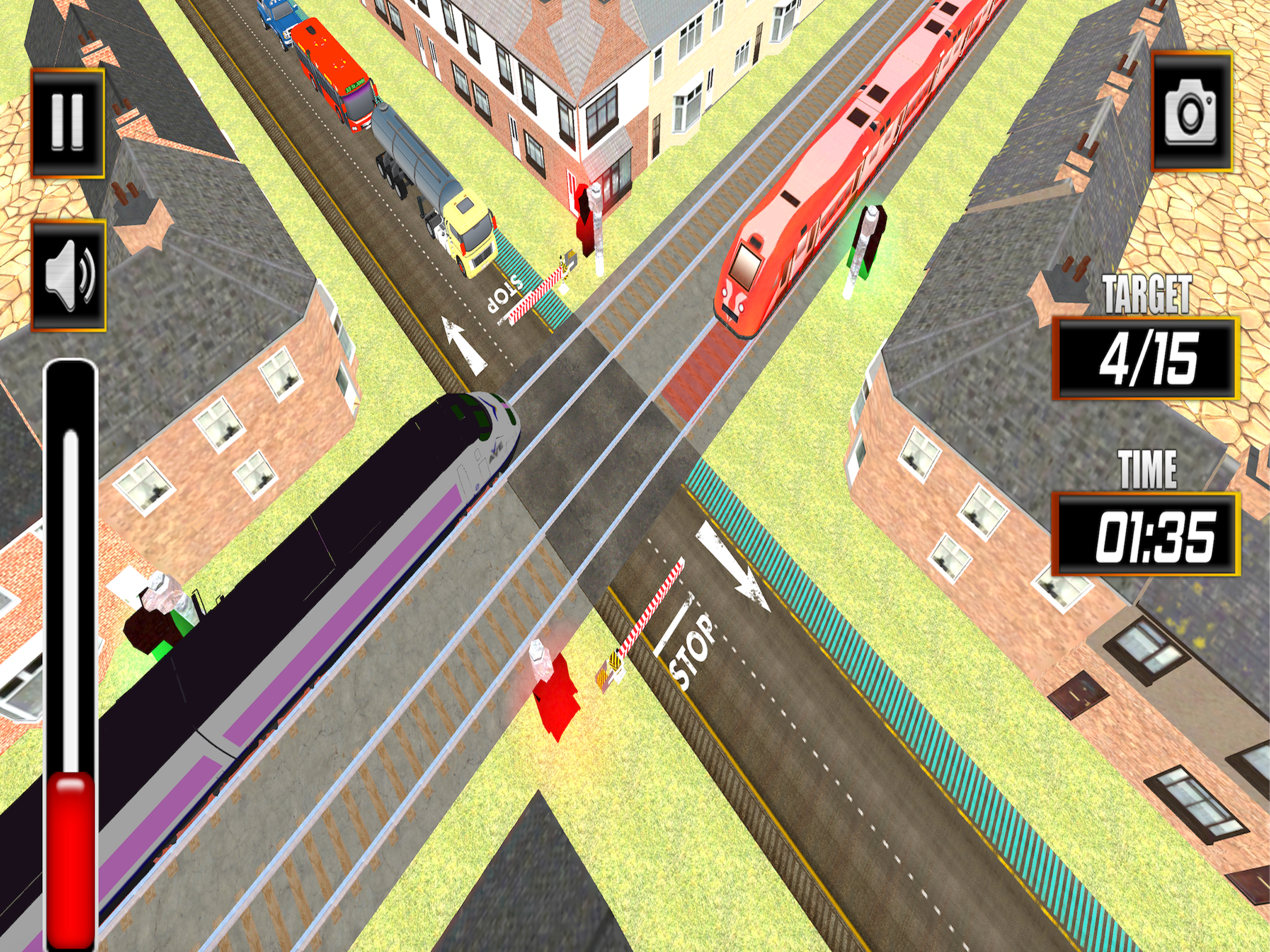 High Speed Rail Road Crossing