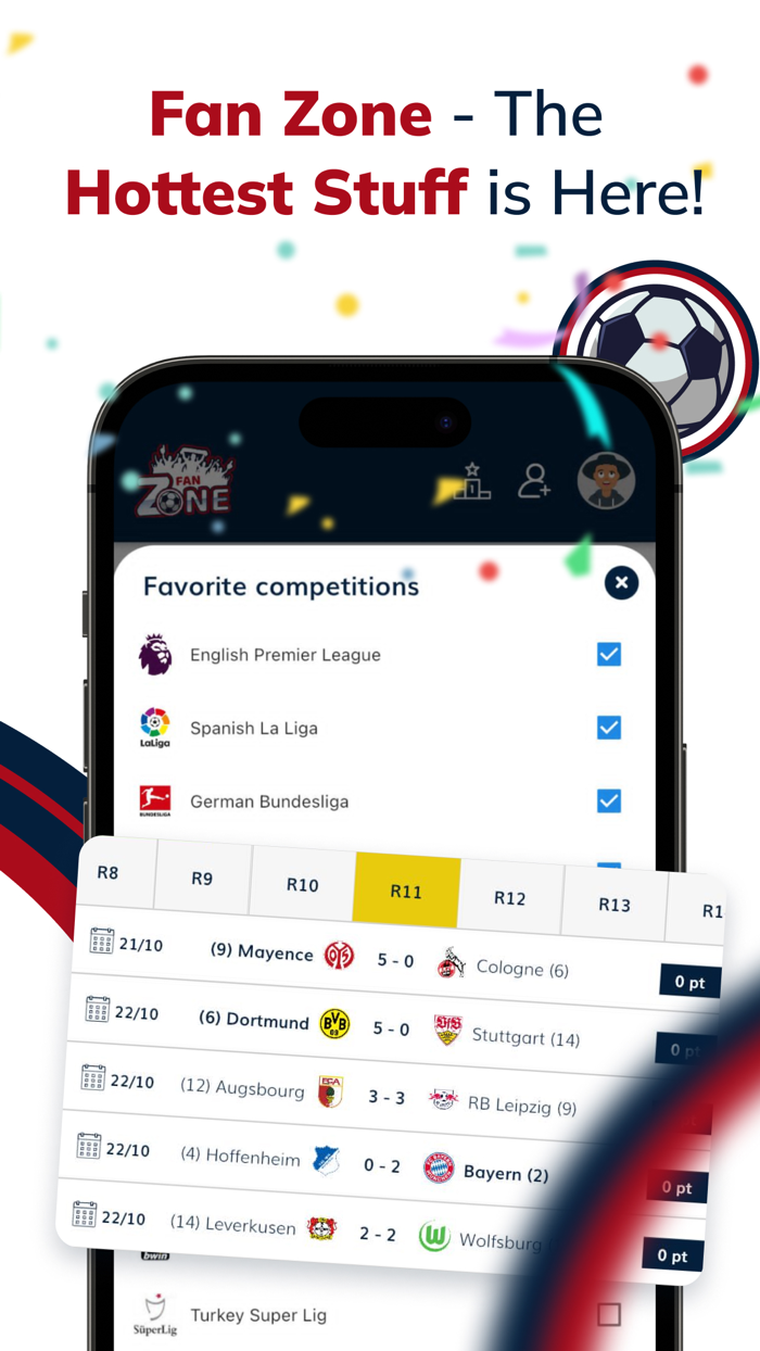 FanZone App for Football Fans