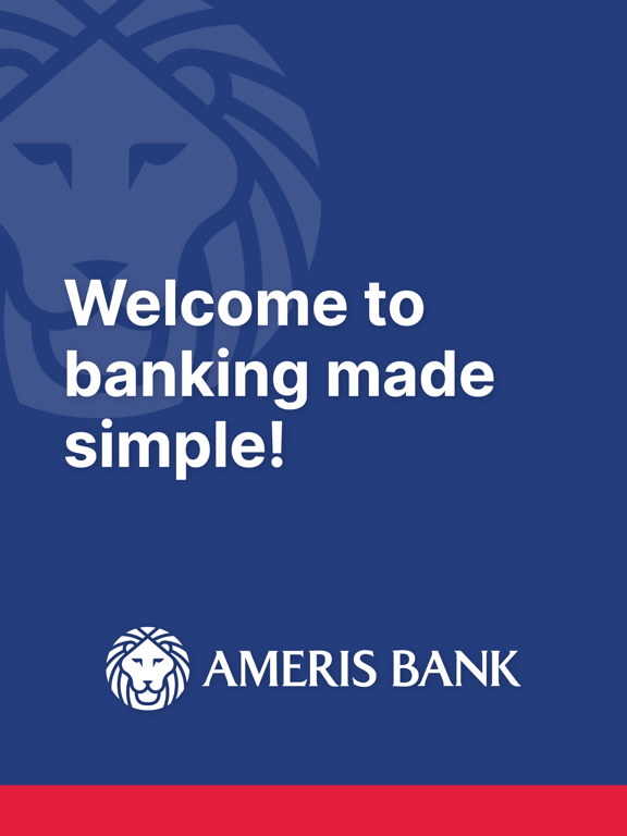 Ameris Mobile iPad screenshot 1 - Finance app