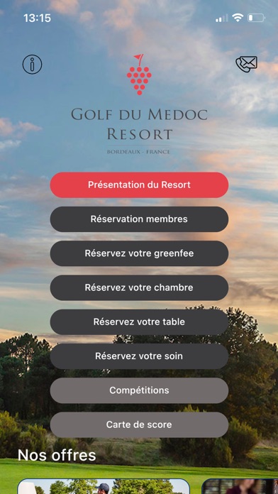 Golf du Médoc Resort Screenshot