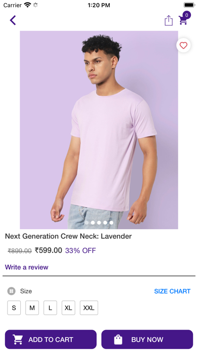 Melangebox: Online Shopping Screenshot