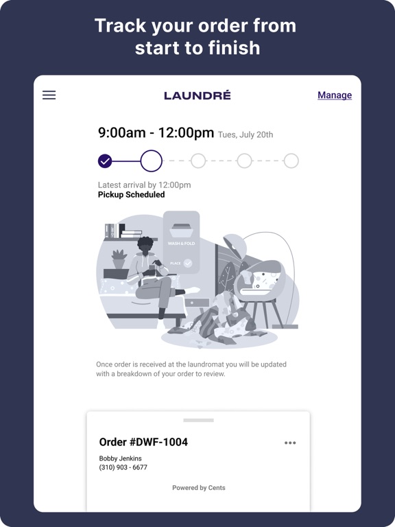 Laundre iPad screenshot 3 - Lifestyle app