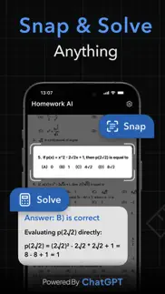 ai tutor: homework helper iphone screenshot 1