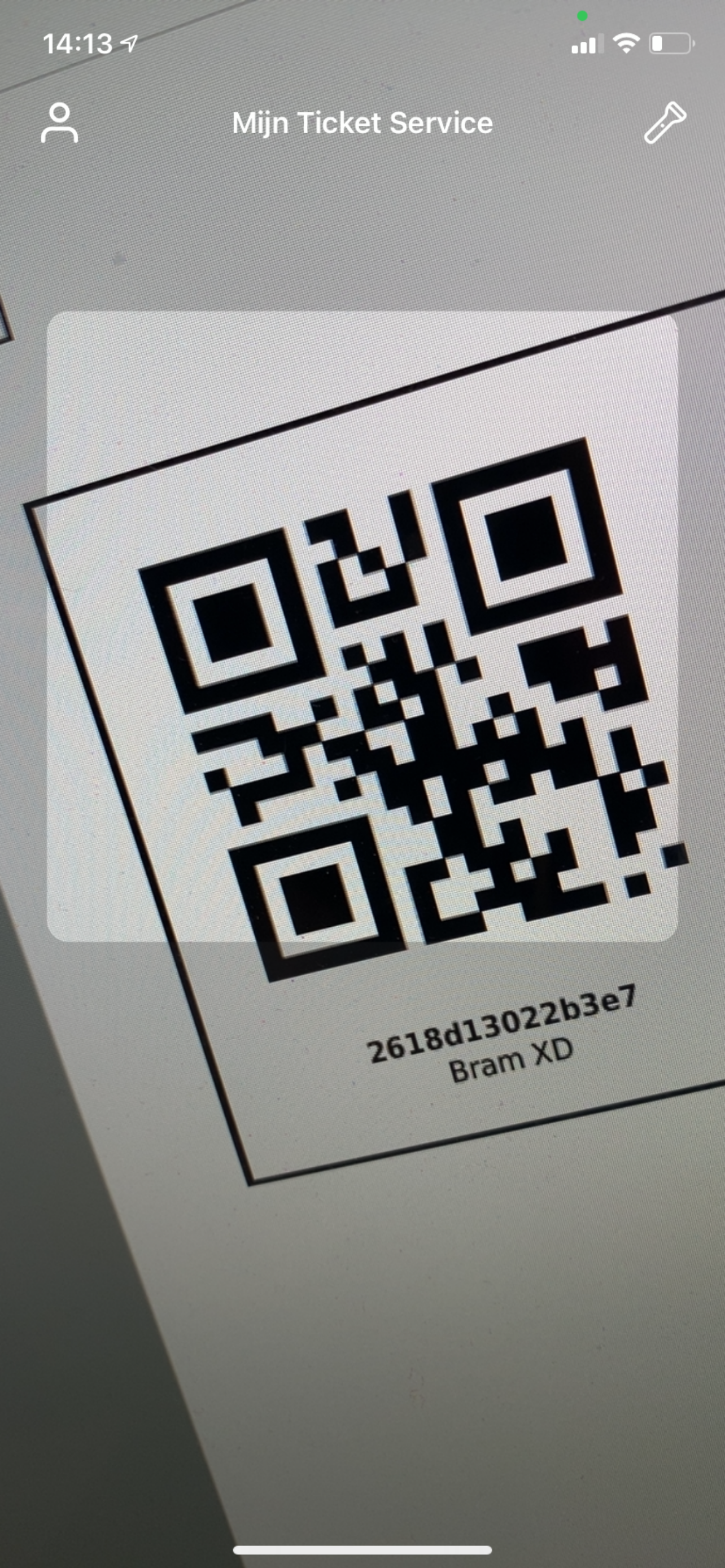 XD Ticket Scanner
