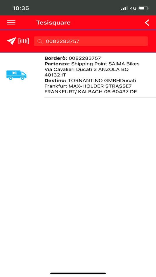#3. TESISQUARE SHIPMENT TRACKING (iOS) 来自: Tesisquare