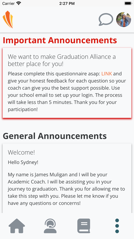 #1. Grad Ally (iOS) 由: Graduation Alliance, Inc.