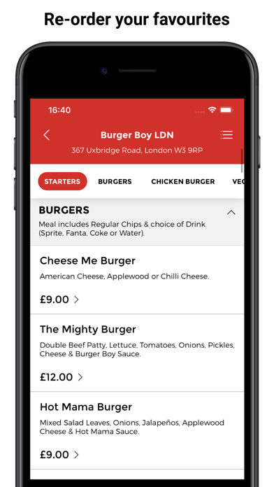 Burger Boy LDN Screenshot