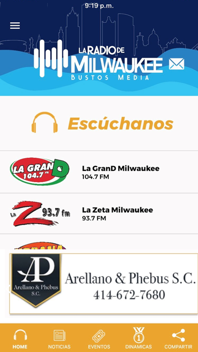 La Radio de Milwaukee Screenshot