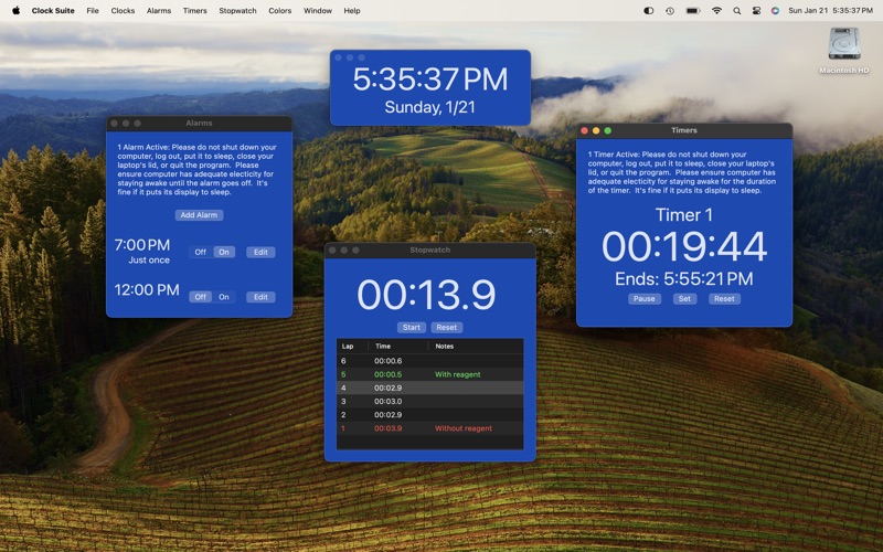 Screenshot #1 pour Clock Suite