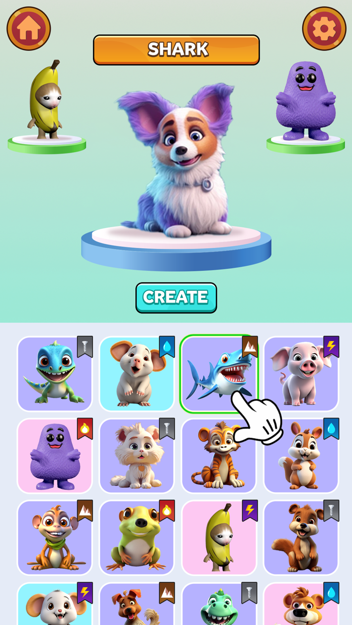 Merge Animal  AI Mix Generate