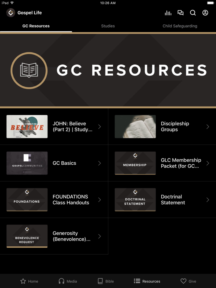 Gospel Life Church App