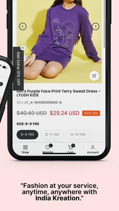 Indiakreations - Shopping App Screenshot