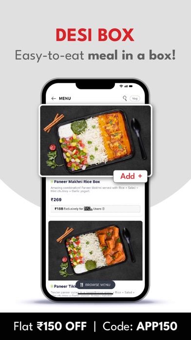 BOX8: Food Delivery App Screenshot