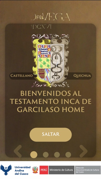 Screenshot 1 of Testamento del Inka Garcilaso App