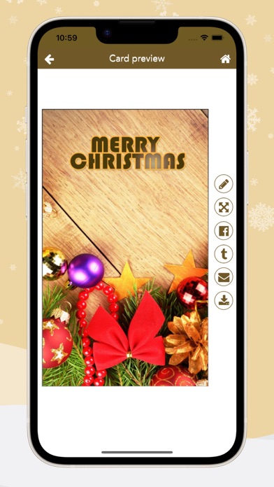 Christmas Card Maker / Creator Screenshot