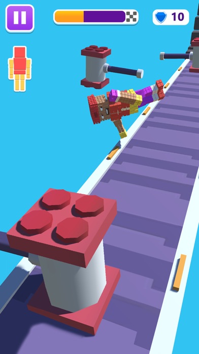 Trap Rush 3D-Tricky Maze Run Screenshot