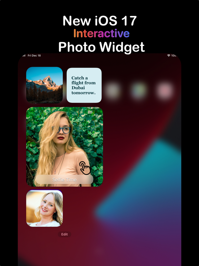 ‎Standby-Foto-Widget – einfacher Screenshot