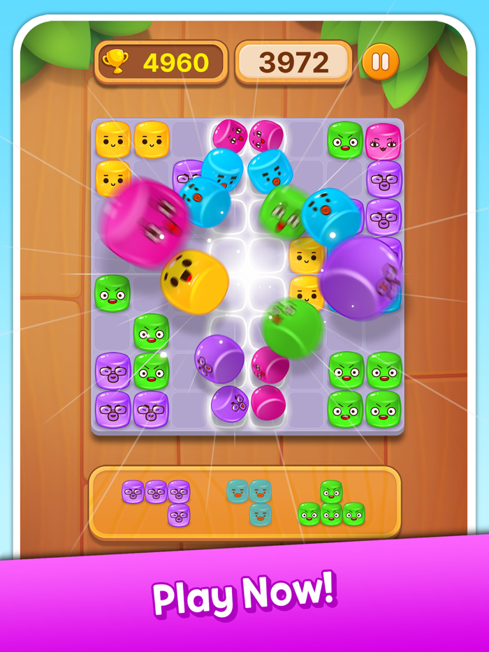 Jelly Block Puzzle Funny Face