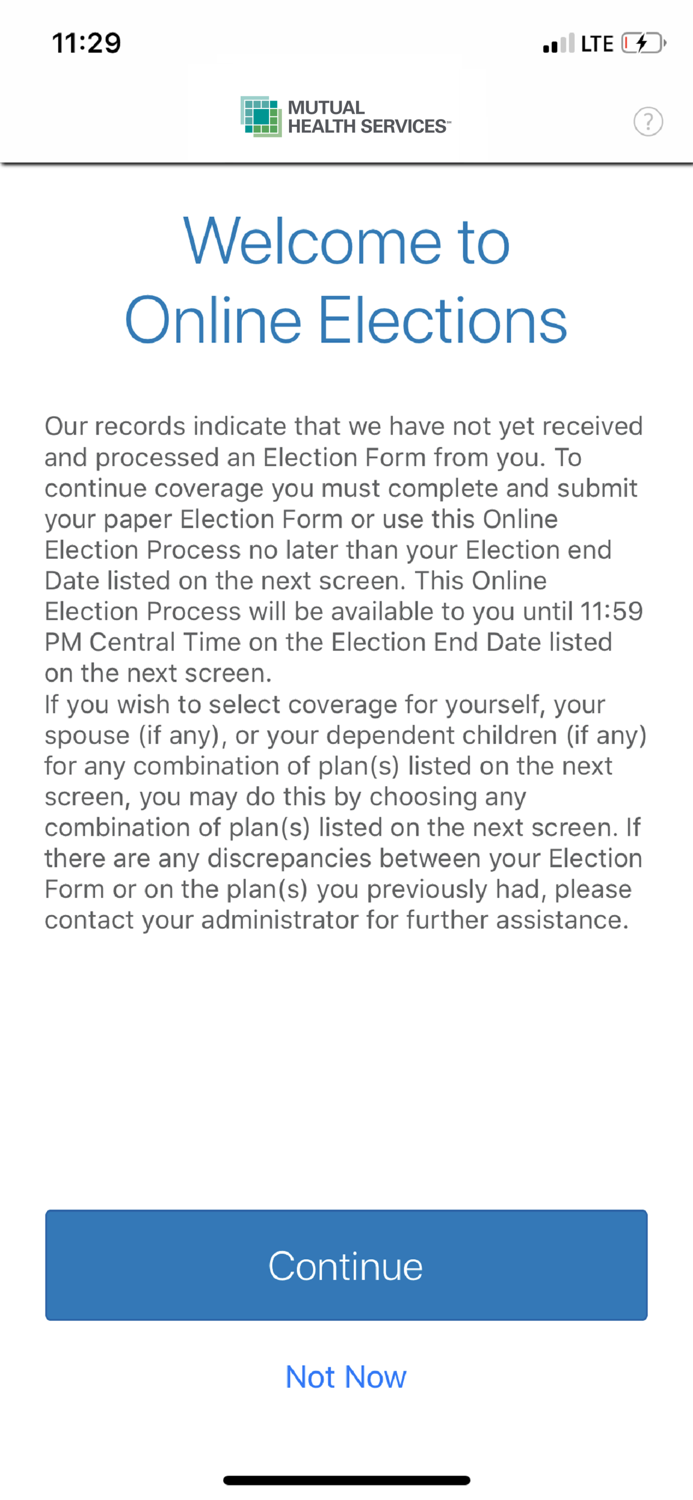 Mutual Health Services COBRA