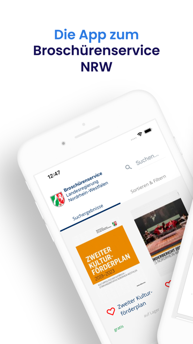 Broschürenservice NRW Screenshot