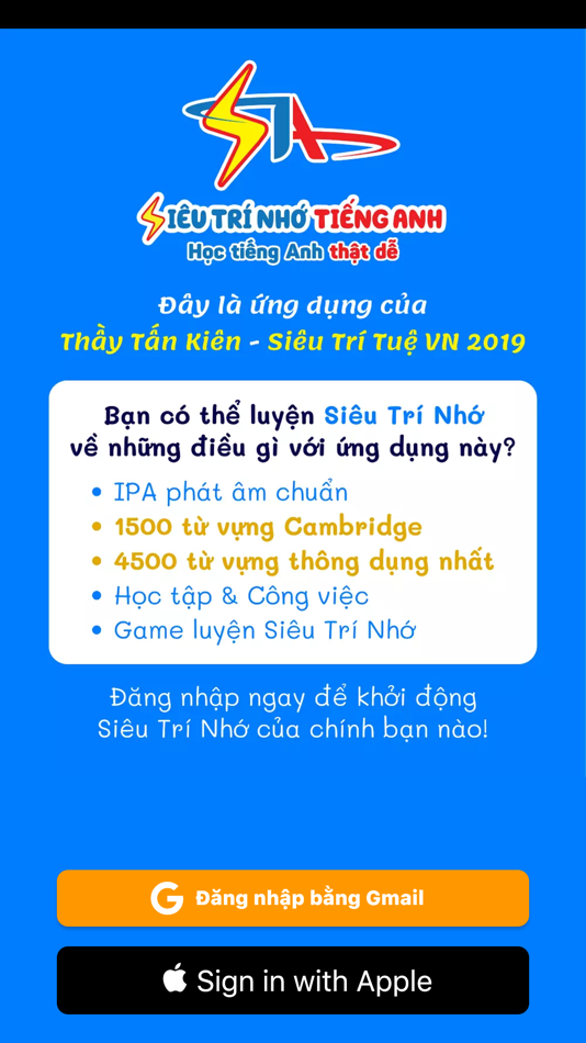 #1. Siêu Trí Nhớ Tiếng Anh (iOS) 由: Kien Nguyen